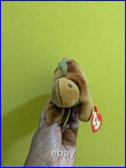 Rare Retired Ty 1995 Beanie Baby 4087 STEG, Mint Original 3rd/2nd G, 2 TUSH TAGS