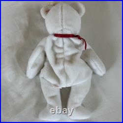 Rare Retired Ty Beanie Babies 1993 Valentino Bear Brown Nose Error & Tag Errors