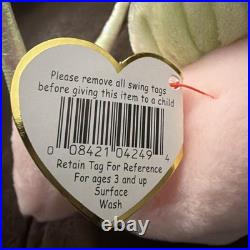 Rare/Retired Ty Beanie Babies Swirly The Snail Plush Toy Mint Condition