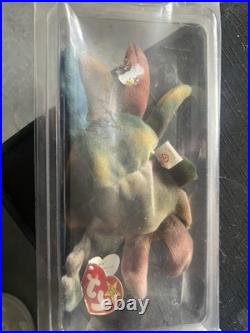 Rare Retired Ty Beanie Baby Claude the Crab