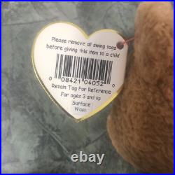 Rare Retired Ty Beanie Baby Curly The Bear Many Errors