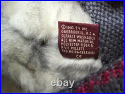 Rare Retired Ty Beanie Baby Fairbanks the Bear New With Tag ERRORS