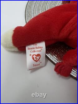 Rare-Retired? Ty Beanie Baby Snort the Bull 1995 Tag Errors, PVC Pellets
