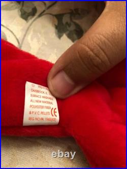 Rare Retired Ty Beanie Baby'pinchers' With Many Errors Mint