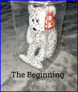 Rare/Retired WITH ERRORS Ty Beanie Baby The Beginning 2000