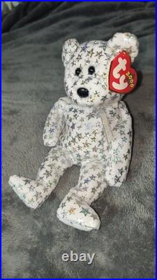Rare/Retired WITH ERRORS Ty Beanie Baby The Beginning 2000