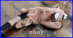 Rare Ringo Raccoon TY Beanie Baby PE Pellets Authentic Original WithErrors