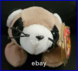Rare Ringo The Raccoon Ty Beanie Babies Retired Errors Nwt Original Owner F/s