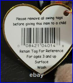 Rare Ringo The Raccoon Ty Beanie Babies Retired Errors Nwt Original Owner F/s