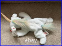 Rare Set of 4 Retired Ty Mystic the Unicorn Beanie Babies MWT
