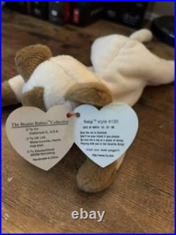 Rare Snip the Cat Beanie Baby With RARE Tag Rare Snip the Cat Beanie Baby With RARE Tag