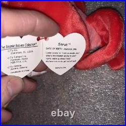 Rare Strut Beanie Baby MINT condition