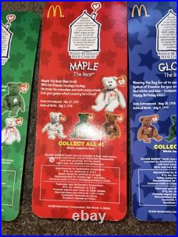 Rare? -TY BEANIE BABIES MCDONALDS Bears (1999) VINTAGE SET OF 4 (Never Opened)