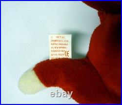 Rare TY Beanie Babies Snort The Bull #4002 Tag Errors with P. V. C. Pellets 1995