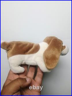 Rare TY Beanie Babies Tracker Basset Hound 1997 with Red Tag Errors