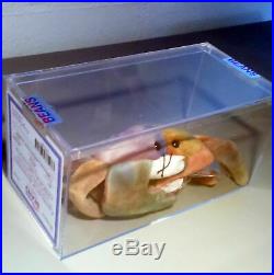 Rare TY Beanie Baby CLAUDE Crab ALL CAPS 1996 Tag Errors True BB COA MAGNIFICENT