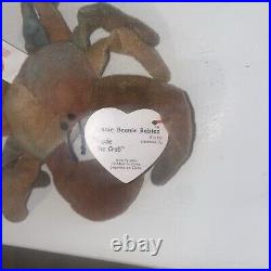 Rare TY McDonalds Teenie Beanie Baby Claude The Crab Tag 1993 With Errors