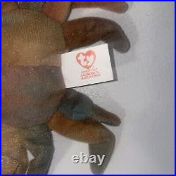 Rare TY McDonalds Teenie Beanie Baby Claude The Crab Tag 1993 With Errors