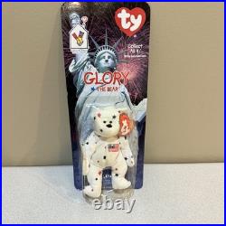 Rare TY Teenie Beanie Baby Glory the Bear 1999 McDonald In Box Tag Error 1993