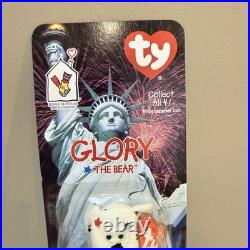 Rare TY Teenie Beanie Baby Glory the Bear 1999 McDonald In Box Tag Error 1993