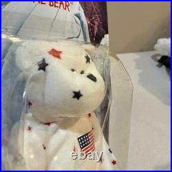 Rare TY Teenie Beanie Baby Glory the Bear 1999 McDonald In Box Tag Error 1993