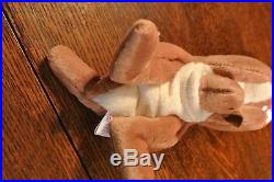 Rare Ty 1996 Pouch The Kangaroo Beanie Babie Retired With Gasport Misspelling