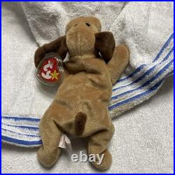 Rare Ty Beanie Babies Bones The Dog 1993 PVC pellets