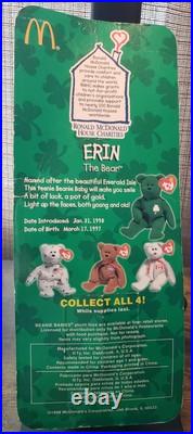 Rare Ty Beanie Babies Britannia, Glory, Maple, And Erin with /Tag Errors/ New Rare Ty Beanie Babies Britannia, Glory, Maple, And Erin with /Tag Errors/ New