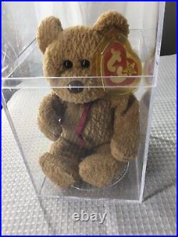 Rare Ty Beanie Babies CURLY Teddy Bear Plush