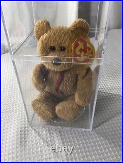 Rare Ty Beanie Babies CURLY Teddy Bear Plush