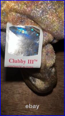 Rare Ty Beanie Babies Clubby III 2000- Brand New Condition! With Tag Errors