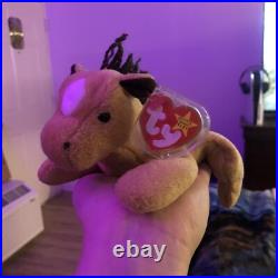 Rare Ty Beanie Babies- Derby the Horse with Tag Error