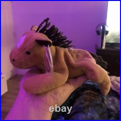 Rare Ty Beanie Babies- Derby the Horse with Tag Error
