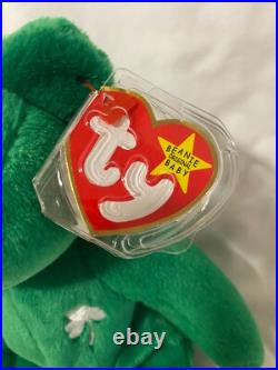Rare Ty Beanie Babies Erin 1997 retired withTag Errors