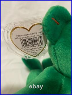 Rare Ty Beanie Babies Erin 1997 retired withTag Errors