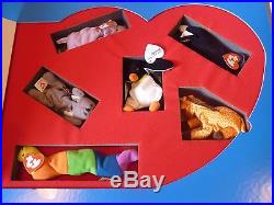 Rare Ty Beanie Babies MC Donald's Presentation Case, 10 Babies Certificate, No 245