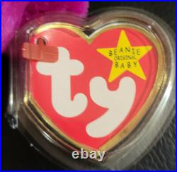Rare Ty Beanie Babies Millennium The Bear Retired Nwt Original Owner Free Ship