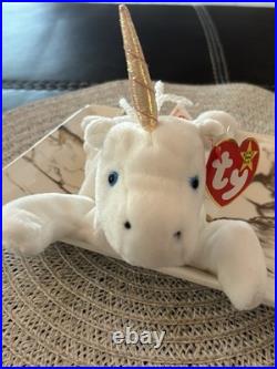 Rare Ty Beanie Babies Mystic The Unicorn 1993 Vintage with Tag Errors