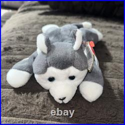 Rare Ty Beanie Babies Nanook 4104 Retired With Errors P. E. Pellets 1996