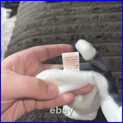 Rare Ty Beanie Babies Nanook 4104 Retired With Errors P. E. Pellets 1996