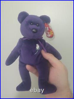 Rare! Ty Beanie Babies Princess Bear Toy