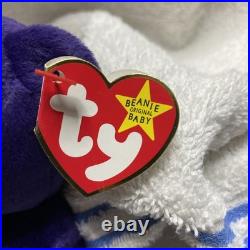 Rare Ty Beanie Babies Princess Bear Toy 2Rare, P. E. Pellets, China. Excellent