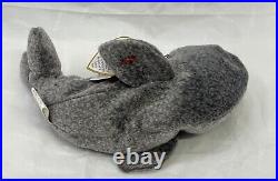 Rare Ty Beanie Babies Slippery The Seal Errors