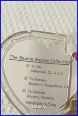 Rare Ty Beanie Baby 1999 Pecan The Bear Retired With Shiny Tush Tag
