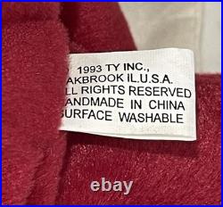 Rare Ty Beanie Baby Cranberry Bear TEDDY Babies Fake Knockoff Collector Piece