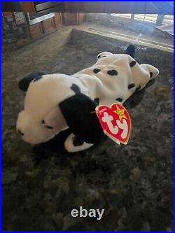 Rare Ty Beanie Baby Dotty The Dog 1996 Vintage