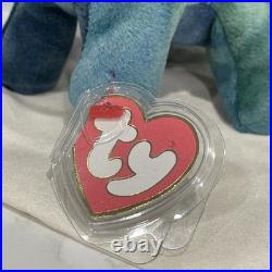 Rare Ty Beanie Baby Green Bronty Dinosaur Babies Fake Knockoff Collectors Piece