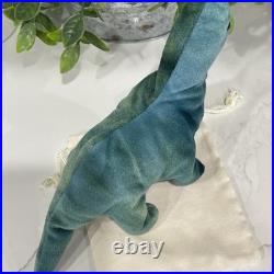 Rare Ty Beanie Baby Green Bronty Dinosaur Babies Fake Knockoff Collectors Piece