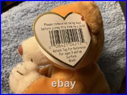 Rare Ty Beanie Baby Hope Bear Tag Error Hang Tag 1998 Tag Rear Tag 1999 Rare Ty Beanie Baby Hope Bear Tag Error Hang Tag 1998 Tag Rear Tag 1999