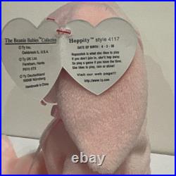 Rare Ty Beanie Baby Hoppity Bunny 1996 Retired Beanie Babies